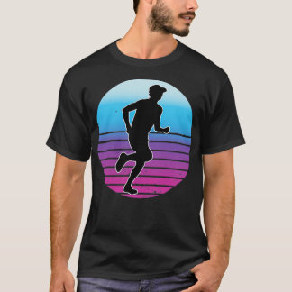 Camiseta Equipo De Corredor De Motif Vintage De Jogging