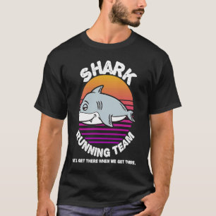 Camiseta Equipo de Corredores Shark Niños Hombres Mujeres