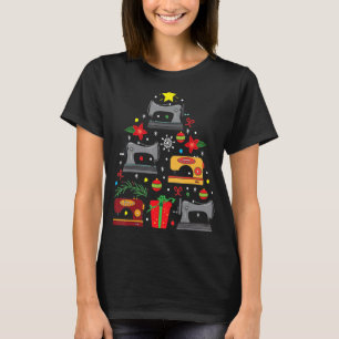 Camiseta Equipo de costura Árbol de Navidad Ornamento de Na
