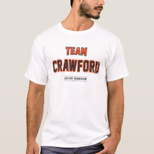 Camiseta Equipo de Crawford Regalo Orgulloso apellido