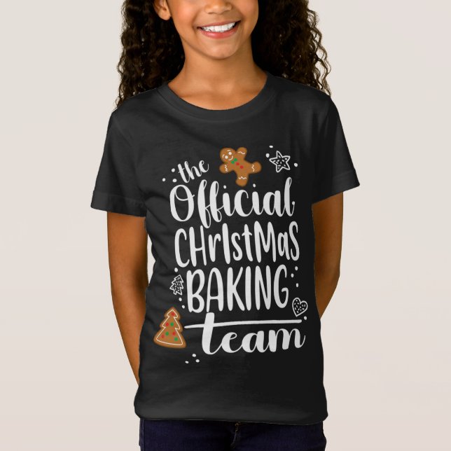 Camiseta Equipo de creadores de cocina de navidades Cute Gi (Anverso)