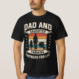 Camiseta Equipo de crianza de papá y hija 🌾 🚜