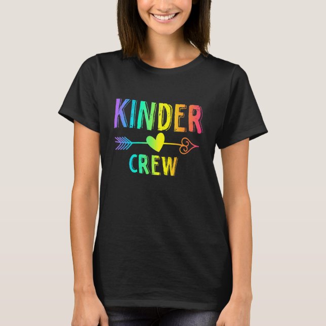 Camiseta Equipo de crianza KIndergarten profesora de nuevo  (Anverso)