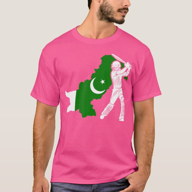 Camiseta Equipo de cricket para jugadores de cricket de Pak (Anverso)