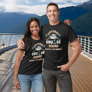 Camiseta Equipo de crucero de cumpleaños 