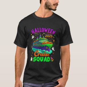 Camiseta Equipo de crucero de Halloween 2025 Crucero coinci