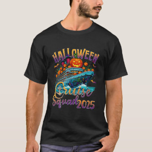 Camiseta Equipo de crucero de Halloween 2025 Vacaciones Coi
