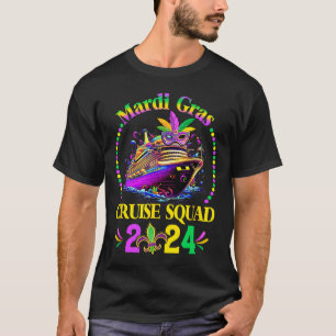 Camiseta Equipo de crucero de Mardi Gras 2025 Grupo familia