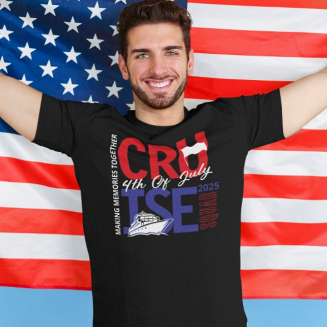Camiseta Equipo de crucero del 4 de julio año personalizado (Subido por el creador)