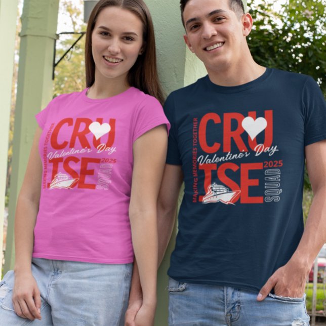 Camiseta Equipo de crucero del día de Valenine año personal (Subido por el creador)