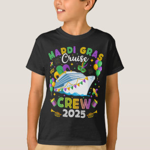 Camiseta Equipo de crucero Mardi Gras 2025