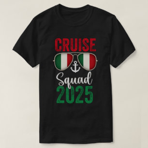 Camiseta Equipo de crucero por Italia 2025 Vacaciones de ve