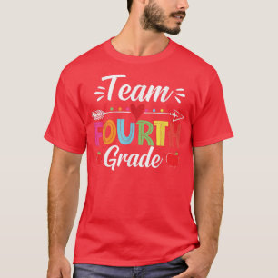 Camiseta Equipo de cuarto grado de vuelta a la escuela 4ª c
