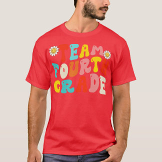 Camiseta Equipo de cuarto grado de vuelta a la escuela de c