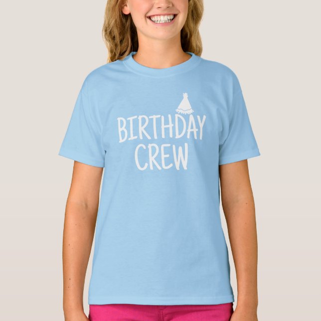 Camiseta Equipo de cumpleaños (Anverso)