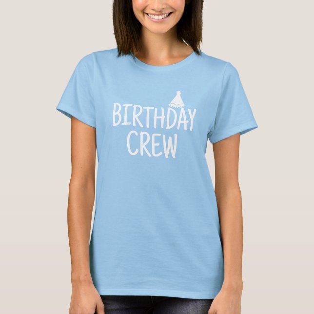 Camiseta Equipo de cumpleaños (Anverso)