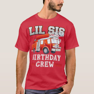Camiseta Equipo de cumpleaños de la hermana pequeña Camión 