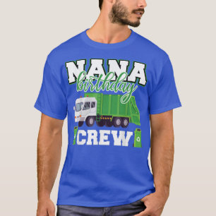 Camiseta Equipo de Cumpleaños de Nana Abuela Camión de Basu