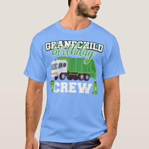 Camiseta Equipo de cumpleaños del nieto camión de basura Fa