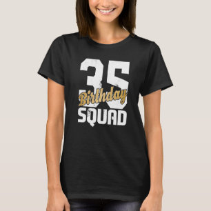Camiseta Equipo de cumpleaños Guay Bday de 35 años Matchi