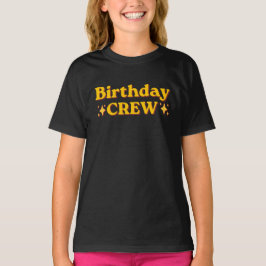 Camiseta Equipo de cumpleaños retro