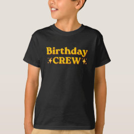 Camiseta Equipo de Cumpleaños Retro