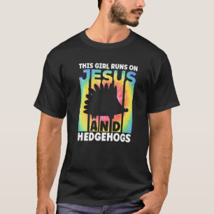 Camiseta Equipo de Cute Hedgehog para la ropa de amantes de