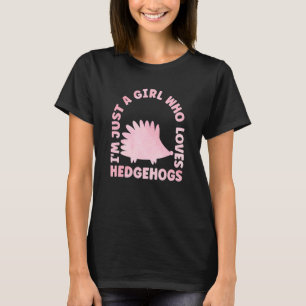 Camiseta Equipo de Cute Hedgehog para la ropa de amantes de