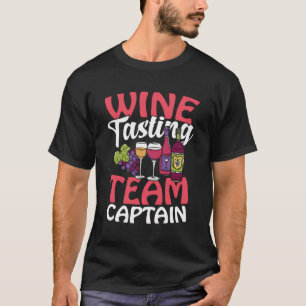 Camiseta Equipo de degustación de vinos Capitán Pub Crawl B