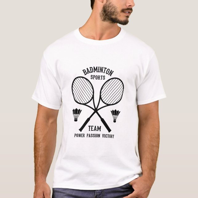 Camiseta Equipo de deportes de bádminton (Anverso)