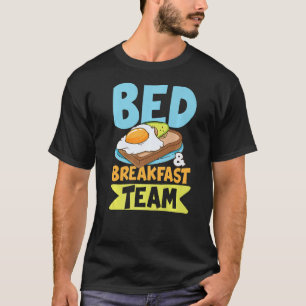 Camiseta Equipo de Desayuno Bed para Alquiler Temprano para