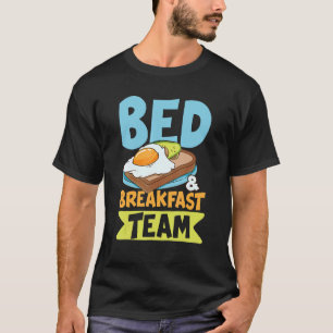 Camiseta Equipo de Desayuno Bed para Alquiler Temprano para