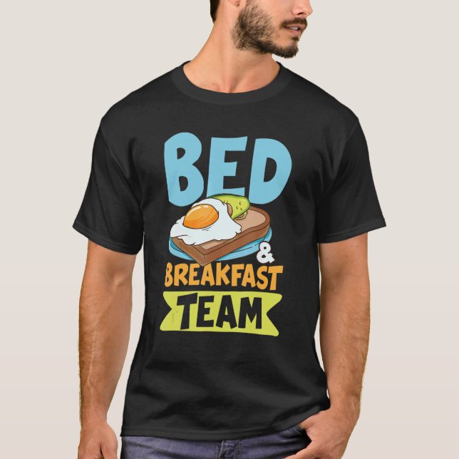 Camiseta Equipo de Desayuno Bed para Alquiler Temprano para (Anverso)