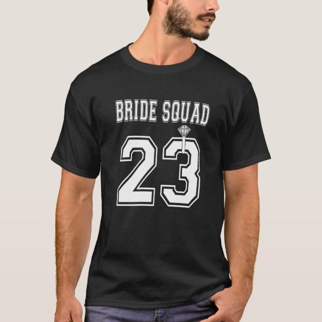 Camiseta Equipo de Despedida de Soltera de la Fiesta de Bod (Anverso)