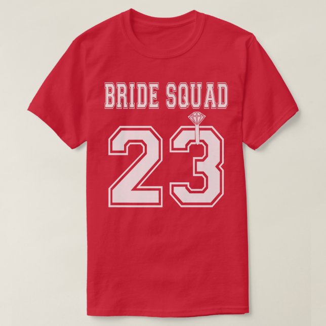 Camiseta Equipo de Despedida de Soltera de la Novia 2023 Gr (Diseño del anverso)