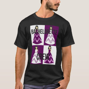 Camiseta Equipo de despedida de soltera de la novia noche d