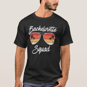 Camiseta Equipo de Despedida de Soltera Gafas de Sol Verano