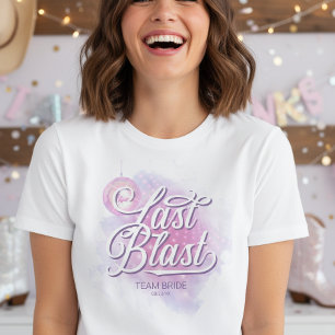 Camiseta Equipo de Despedida de Soltera Last Blast Disco ID