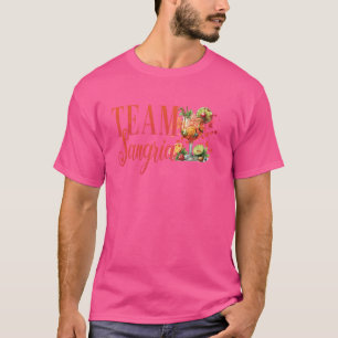 Camiseta Equipo de Despedida de Soltera Sangría Cóctel para