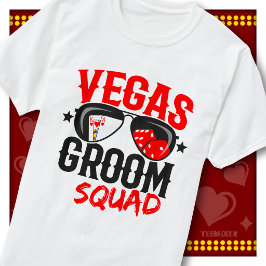 Camiseta Equipo de Despedida de Soltero en Vegas Casino Cre