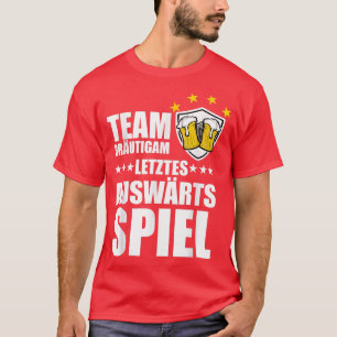 Camiseta Equipo de despedida de soltero JGA Hombres Equipo