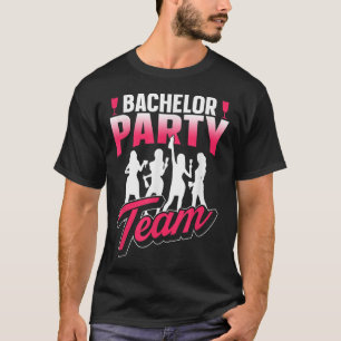 Camiseta Equipo de despedida de soltero Novio Novia _7