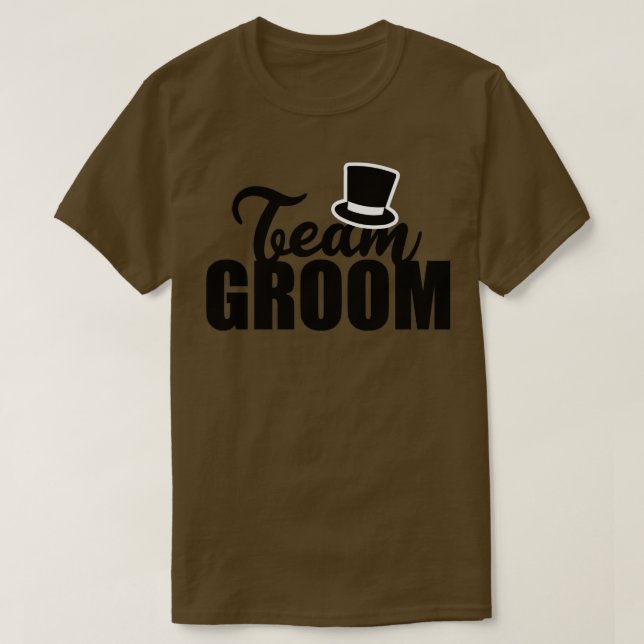 Camiseta Equipo de despedida de soltero sombrero de copa re (Diseño del anverso)
