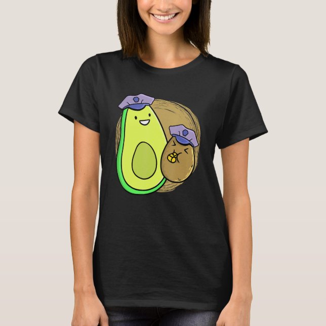 Camiseta Equipo de detectives de aguacate de Guay Cute Spy  (Anverso)