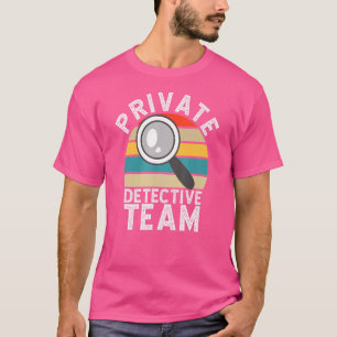 Camiseta Equipo de detectives privados de espías secretos