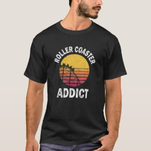 Camiseta Equipo de diversiones Roller Coaster Addict Funny