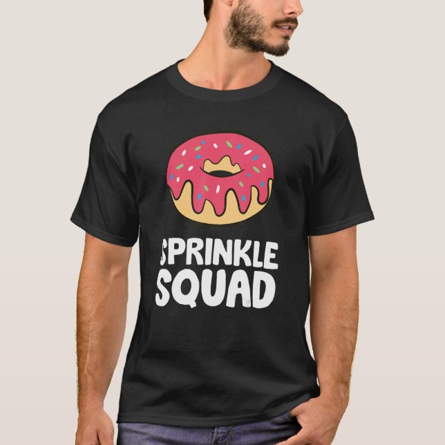 Camiseta Equipo de Donas Sprinkle Squad (Anverso)
