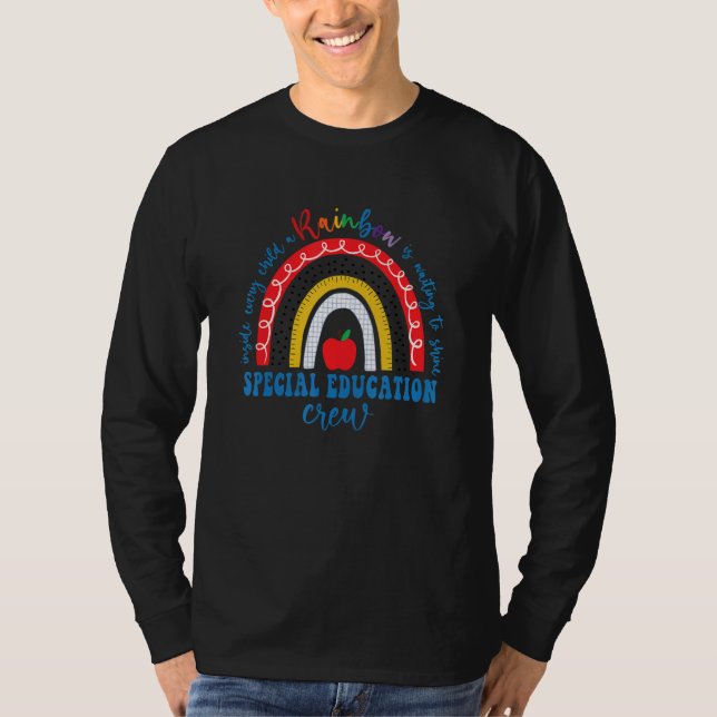 Camiseta Equipo de Educación Especial Arcoíris Sped Squad E (Anverso)