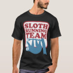 Camiseta equipo de ejecución lenta<br><div class="desc">divertida camiseta de la maratón del equipo de corredores cruzados</div>