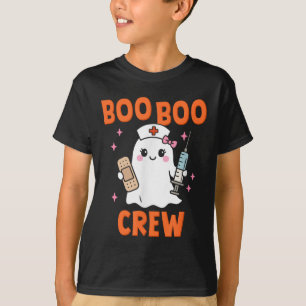 Camiseta Equipo de Enfermeras de Halloween Boo Boo Fantasma